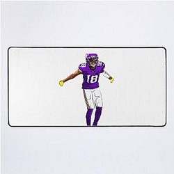 Justin Jefferson Griddy Desk Mat