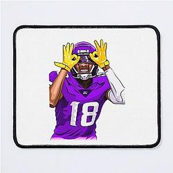 Justin Jefferson Griddy Mouse Pad becomes 
Justin Jefferson Griddy Mouse Pad