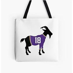 Justin Jefferson GOAT Tote Bag