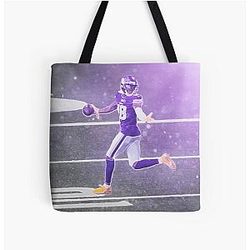 Justin Jefferson All Over Print Tote Bag
