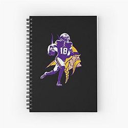 Justin Jefferson Spiral Notebook