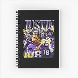 Justin Jefferson Spiral Notebook