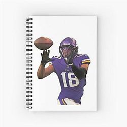 Justin Jefferson SPIRAL NOTEBOOK