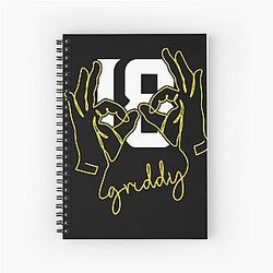 Justin Jefferson Griddy Spiral Notebook