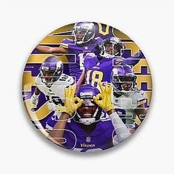 Justin Jefferson Football Star Pin