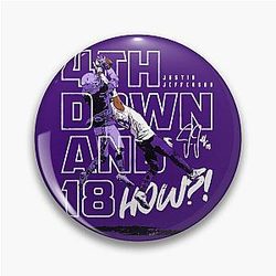 Justin Jefferson 4th down and 18 yard line the pin