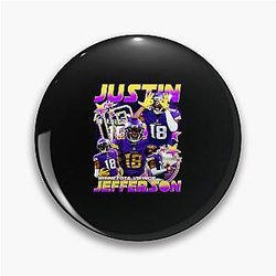 Justin Jefferson Collage Pin