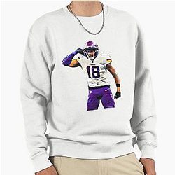 Justin Jefferson 18 Flex Pullover Sweatshirt