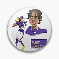Justin Jefferson Griddy Step Pin