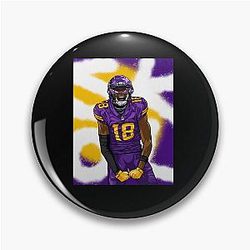 Justin Jefferson Vikings Pin