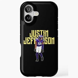 Justin Jefferson Dance For Touchdown Bold iPhone Tough Case