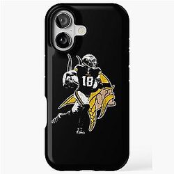 Justin Jefferson Star MVP iPhone Tough Case