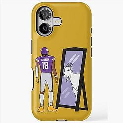 Justin Jefferson Mirror iPhone Case