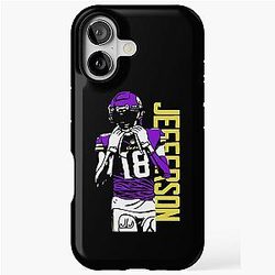 Justin Jefferson Griddy Football Art iPhone Tough Case