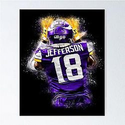 Justin Jefferson Best Seller Design For Men & Women Poster