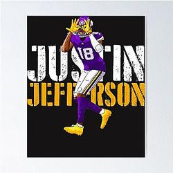 Justin Jefferson Poster