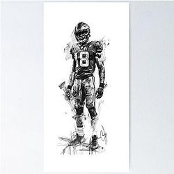The Justin Jefferson Poster
