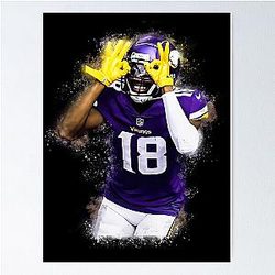 Justin Jefferson Perfect Gift For Men & Women Poster