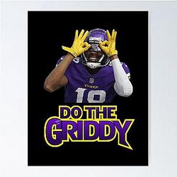 Justin Jefferson's Signature Celebration Design Poster