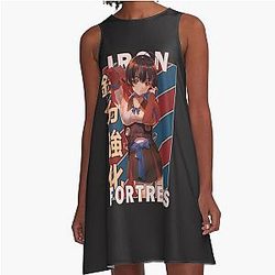 Mumei Hozumi Kabaneri of the Iron Fortress Retro Anime Manga design Gift T-Shirt Anime A-Line Dress