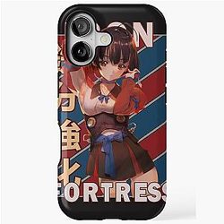 Mumei Hozumi Kabaneri of the Iron Fortress Retro Anime Manga Design - Gift T-Shirt Anime iPhone Tough Case