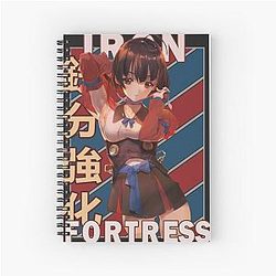 Mumei Hozumi Kabaneri of the Iron Fortress Kōtetsujō no Kabaneri Anime Manga design - Gift T-Shirt Spiral Notebook