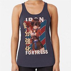 Mumei Hozumi Kabaneri of the Iron Fortress Kōtetsujō Kabaneri Retro Anime Manga design Gift T-Shirt Racerback Tank Top