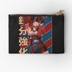 Mumei Hozumi Kabaneri of the Iron Fortress Retro Anime Manga Design Gift T-Shirt Zipper Pouch