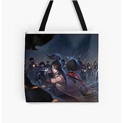 Kabaneri of the Iron Fortress Midnight Samurai Kurusu All Over Print Tote Bag