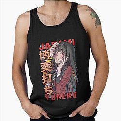 Yumeko Jabami Kakegurui Retro Anime Design Tank Top