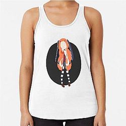 Runa Yomozuki - Kakegurui Anime Print Dark Racerback Tank Top