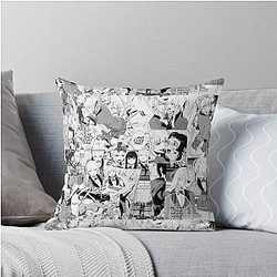 Kakegurui Collage Art Throw Pillow