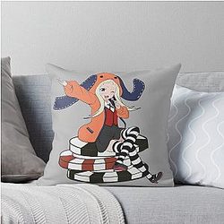 Kakegurui - Runa Yomozuki Throw Pillow