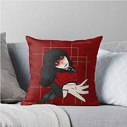 Gamblers Choice Kakegurui Throw Pillow