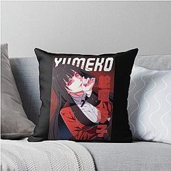 Kakegurui - Yumeko Jabami Throw Pillow Classic