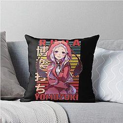 Runa Yomozuki Kakegurui Retro Anime Design Pillow