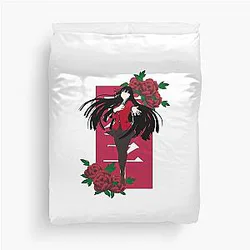 Yumeko Jabami - Kakegurui anime print floral duvet cover