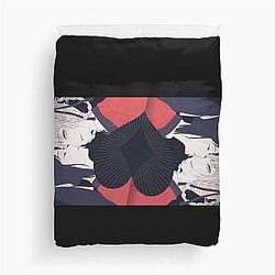 Kakegurui Kirari Momobami and Sayaka Igarashi Spread Duvet Cover