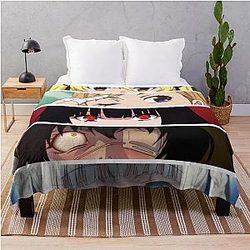 Kakegurui Girl's Eyes Throw Blanket
