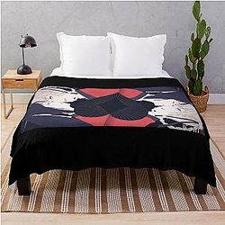 Kakegurui Kirari Momobami and Sayaka Igarashi Throw Blanket