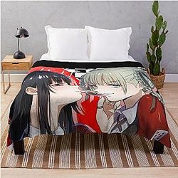 Kakegurui Yumeko Momobami Spread Throw Blanket