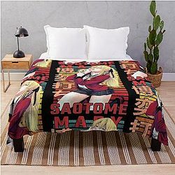 Mary Saotome Kakegurui Retro Anime Design Throw Blanket