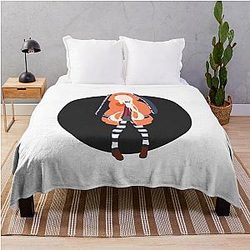 Runa Yomozuki Kakegurui Throw Blanket