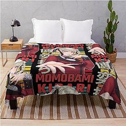 Kirari Momobami Kakegurui Throw Blanket