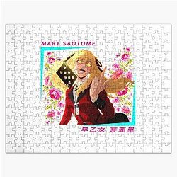 Kakegurui - Mary Saotome with flowers Jigsaw Puzzle