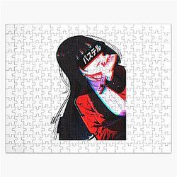 Crimson Cyberpunk Kakegurui Jigsaw Puzzle