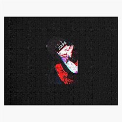 Crimson Cyberpunk Kakegurui Design Puzzle