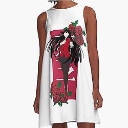 Yumeko Jabami Kakegurui anime print floral A-Line Dress