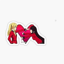 Kakegurui Mary and Yumeko's Cute Sticker