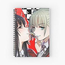 Kakegurui Yumeko Jabami Kirari Momobami Spread Spiral Notebook
